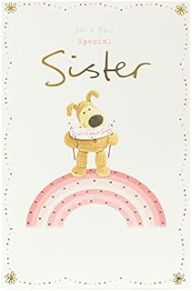 Boofle Sister Birthday Card Birthday Card for Sister Sister Birthday Card from Sister or Brother - Cute Birthday Card for Sister - Sibling Birthday Card