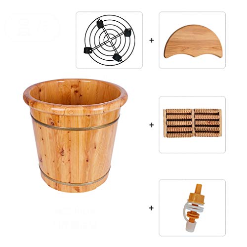 Cubeta de Madera para Pedicura 40 cm