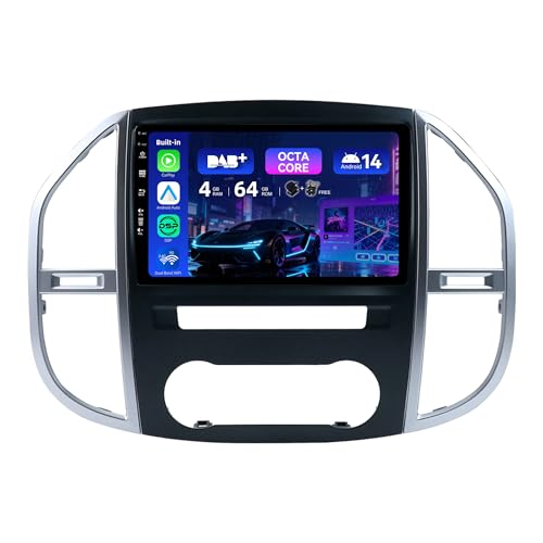 Autoradio pour Benz Vito 3 W447 Android 14 GPS 4G DSP MSD