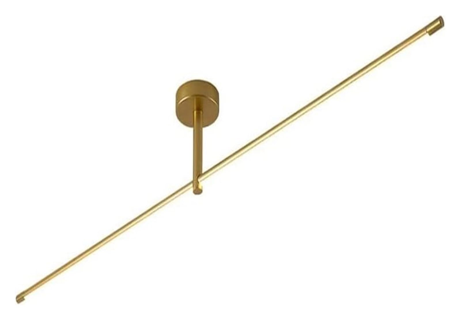 LYMSXAZOU Long Strip Ceiling Light Simple Wrought Iron Linear Lights Semi Flush Mount Lamp,Modern Pendant Lighting