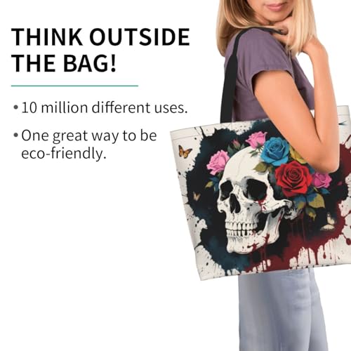 Tote Shoulder Bag Large Durable Reusable Eco-friendly Handbag Lightweight Stylish for Daily Use-19.7x15.7x5.9 Inch2