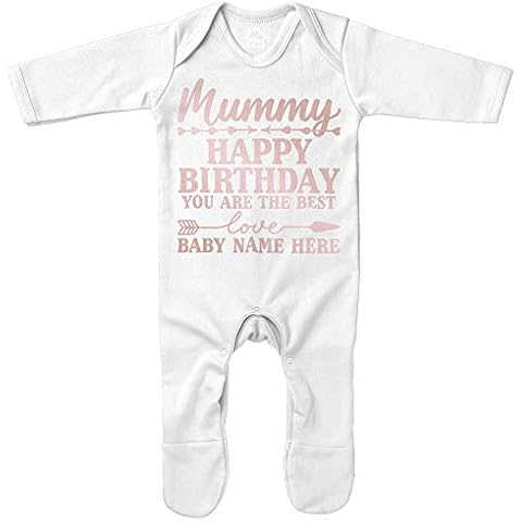 Personalised Birthday Romper Suit for Mum Cover