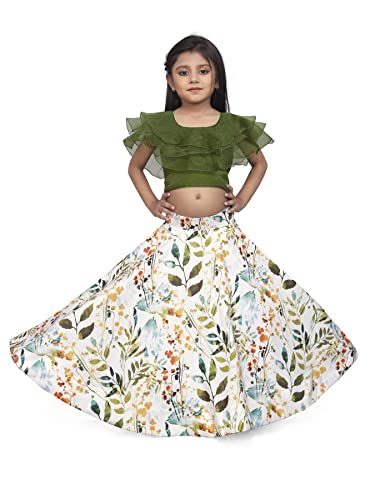 Image of Integrity baby girls net & orgenza lehanga choli (2-8 Years)