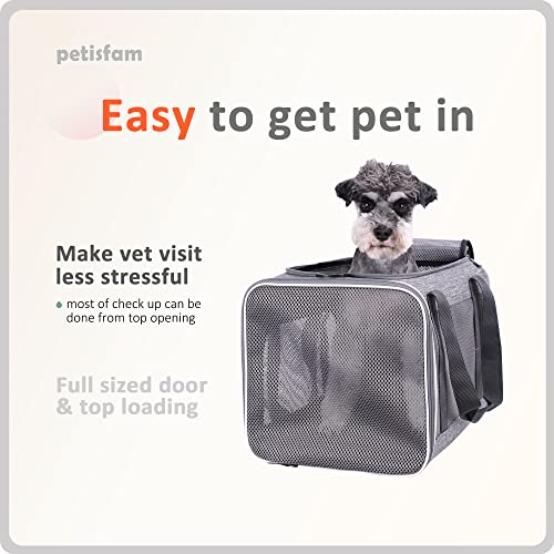 Soft Pet Travel Carrier Bag for Large and Medium Cats, 2 Kitties, Small Dogs up to 25 lbs. Easy to Get Cat in, Great for… - Image 4