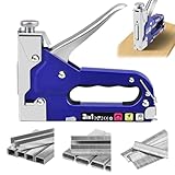 Staplers for Desk Heavy Duty | Manual High-Capacity Tool with 3,000 Staple,Large Stapler,for Crafts Carpentry Decoration DIY Desk Upholstery Construction