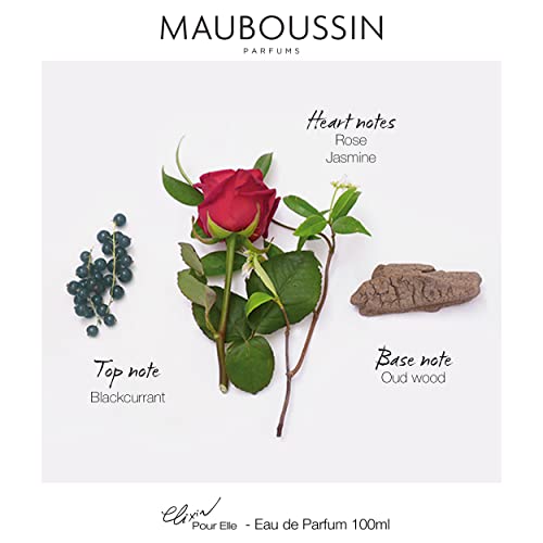 Mauboussin - Elixir Pour Elle 100ml (3.3 Fl Oz) - Eau de Parfum for Women - Floral & Oriental Scents - Image 5