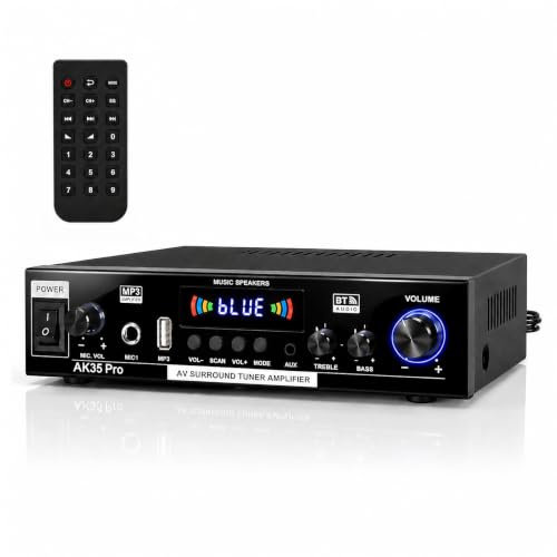 AK35 Pro Bluetooth Stereo Amplifier Review 300W Home Audio 2.0 Channel