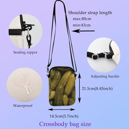 Pickle Crossbody Bag Pickle Lovers Gift Pickle Party Cucumber Gift For Women Pickle Eater Gift Pickle Stuff Pickle Handbag2