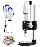 JIAWANSHUN Manual Oyster Shucker Cast Iron Machine - Oyster & Clam Opener Set Shucking Machine Seafood Tools