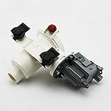Compatible Drain Pump Motor Assembly for 280187, Maytag MHWE450WW01, Maytag MFW9700SB0 Washer
