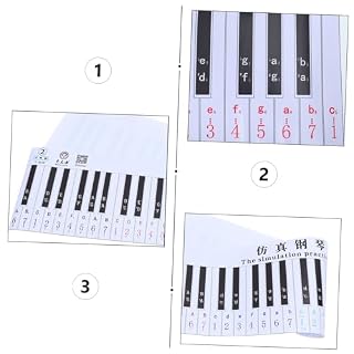1Pc 88 Piano Clavier Tableau Mural Autocollants Claviers Autocollant Par Lettre Carte De Pratique Clavier Piano Doigt Simulation Guide Pratique Piano Clavier Papier Tableau Pvc JOINPAYA - Les Beatles, Paul McCartney, John Lennon, RIngo Starr, George Harrison 1Pc 88 Piano Clavier Tableau Mural Autocollants Claviers Autocollant Par Lettre Carte De Pratique Clavier Piano Doigt Simulation Guide Pratique Piano Clavier Papier Tableau Pvc JOINPAYA – Image 6