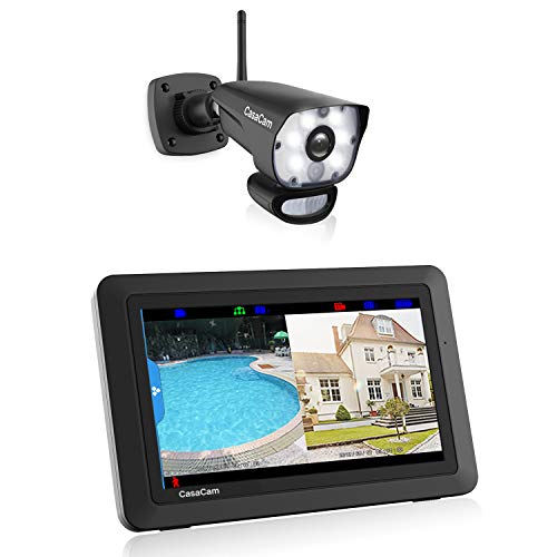CasaCam VS1001 Wireless Security Camera System with 7
