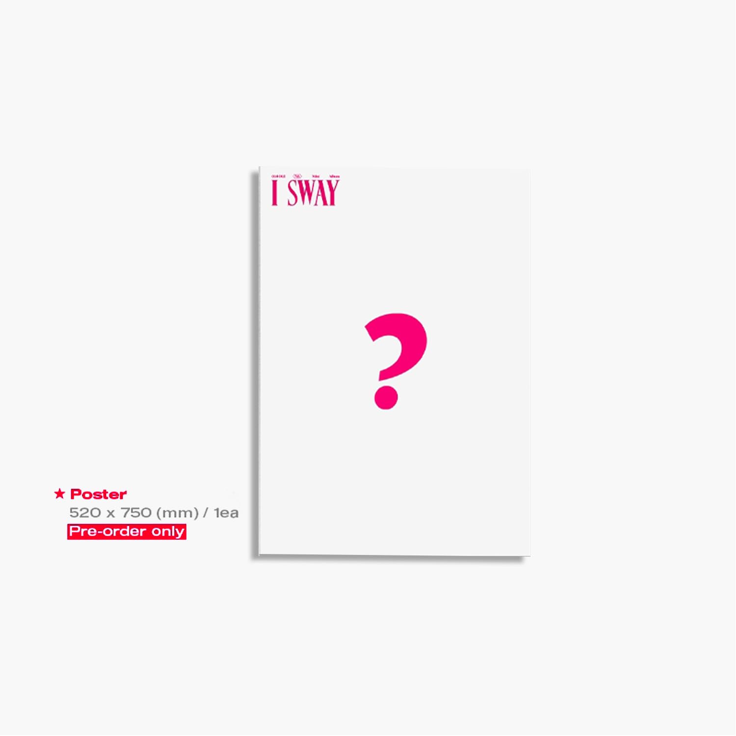 (G)I-DLE - 7th Mini Album [I SWAY] (Beat Ver.) let + Photocard R + 2 Pin Button Badges + 4 Extra Phorocards