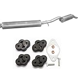 Top-Qualität Auspuff Auspuffanlage + Montageware Ersatzteil (siehe Artikelbeschreibung) (passend für das angegebene Fahrzeug ,siehe Artikelbeschreibung)