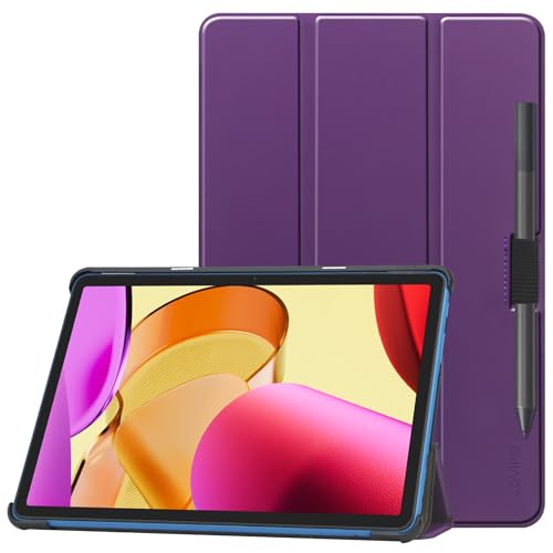 VOVIPO Slim Case for All-new Amazon Fire HD 10 Tablet(13th Generation, 2023 Release)10.1",Super Thin Lightweight Tri-Fold Stand Cover with Auto Wake/Sleep Function-Purpe