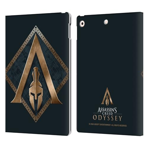Étui en cuir iPad 10.2 Assassin's Creed aux finitions soignées Odyssey