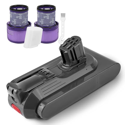 YAYA-Bechine Replacement for 3500mAh V12 Battery for DysV12 Detect Vacuum Series Including Slim, Absolute, Fluffy Series, SV46 Vacuum Cleaner Battery Part No. 965470-01 (Does not fit SV12 V10 V11)