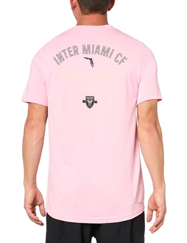 Image of adidas Men's Inter Miami CF Local Pop Short Sleeve Pre-Game T-Shirt