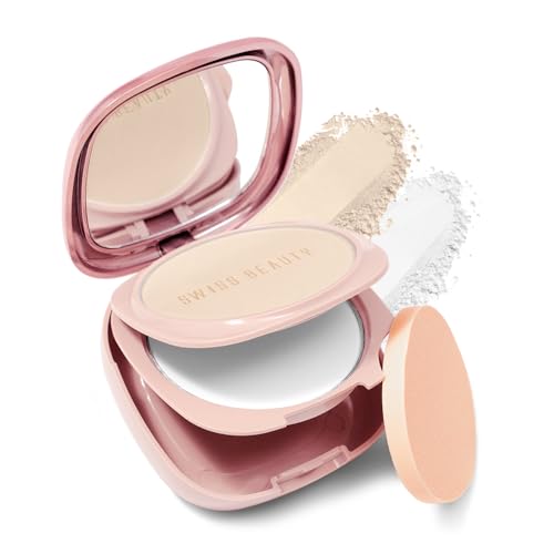 Swiss Beauty Matte & Set Duo Lightweight Compact For All Skin Types| Compact Powder + Translucent Powder | Shade- 02 Beige, 20gm