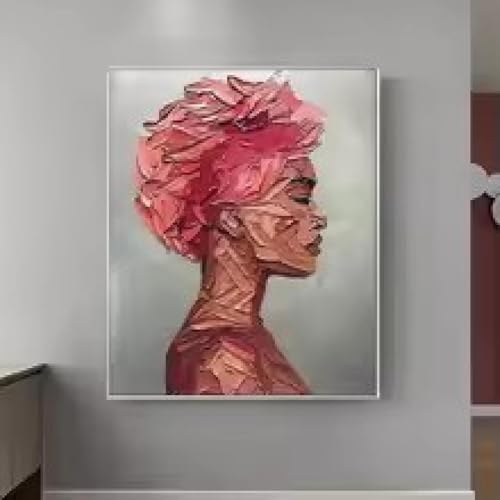 Art mural de salon XINBAO tableau rouge abstrait affiche murale 21x30 - 2