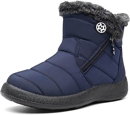 Gaatpot Damen Winterstiefel Wasserresistent Schneestiefel