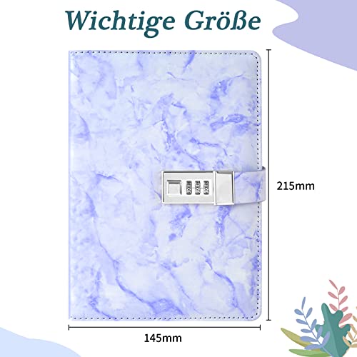 Viola Diario Segreto con Codice A5 Diario con