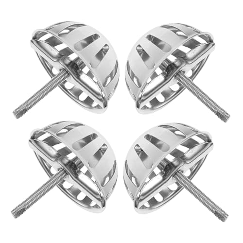 Toyvian 4個 小便器 ストッパー 小便器 排水口 アクセサリー 排水口 カバー ストッパー 用 ステンレス スチール ストッ