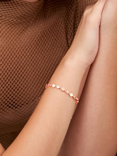 Image of MINUTIAE Adjustable Stylish Dazzling Party Bling Stackable Bracelet for Women