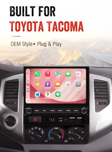 Dasaita 10.2" QLED Car Stereo for Toyota Tacoma 2005-2015 - image 2
