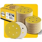 【Compatibilité Universelle et Polyvalence d'Application】 Ces disques sont compatibles avec toutes les ponceuses orbitales de 150mm (6 pouces) avec 6 trous. Parfaits pour le meulage et le polissage de différents matériaux tels que le bois, le métal, le plastique, etc. Utilisez-les pour enlever la rouille, décaper la peinture, ébavurer, et préparer les surfaces pour des finitions lisses et propres.