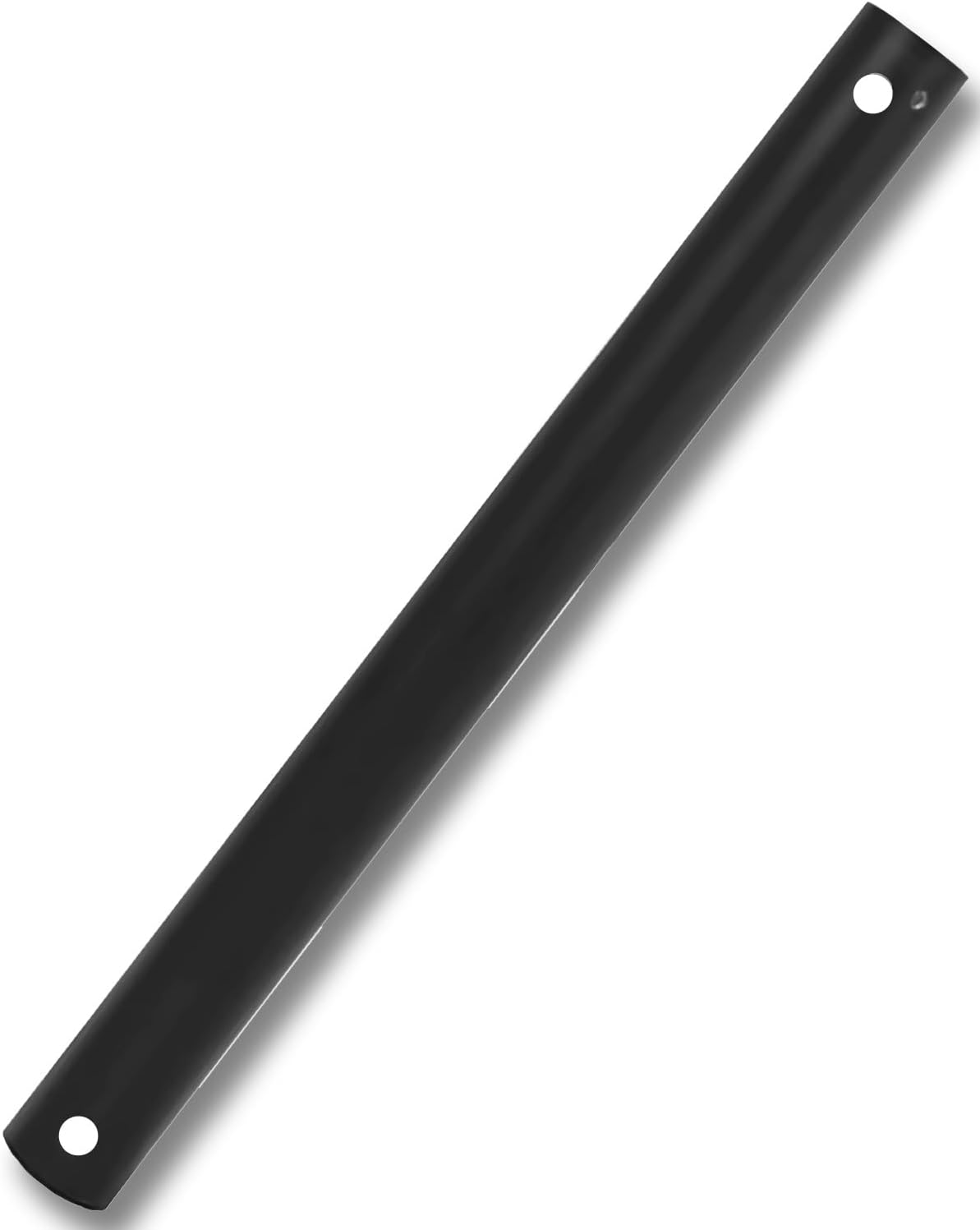 18 Inch Ceiling Fan Extension Rod, 1" Outer Diameter Matte Black Ceiling Fan Downrod (No Threads),Fan Boom Fit for Wide Range of Fans