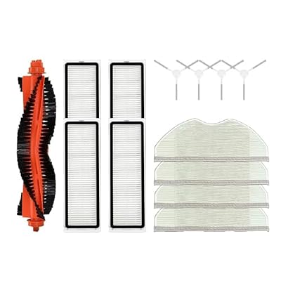Main Side Brush Filter Kits,Compatible For Xiaomi,S40C / E101,Robot Vacuum Accessories(Set 2)