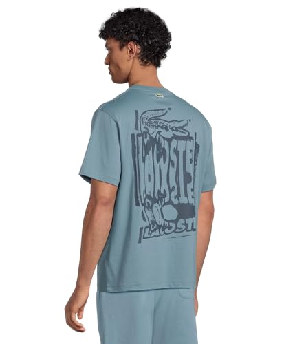 Lacoste Men's Classic Fit Distorted Graphic T-Shirt3