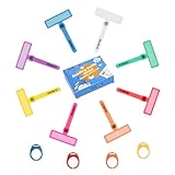 Guided Reading Strips, Dyslexia Tools for Kids, Colorful Text Overlays for Early Readers, ADHD Finger Trackers Highlight (36 PCS)