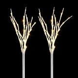 Lumière unique en branches – grâce à sa conception créative, elle peut servir à la fois d'ornement décoratif et de petite veilleuse, comme une lampe en forme de bouleau