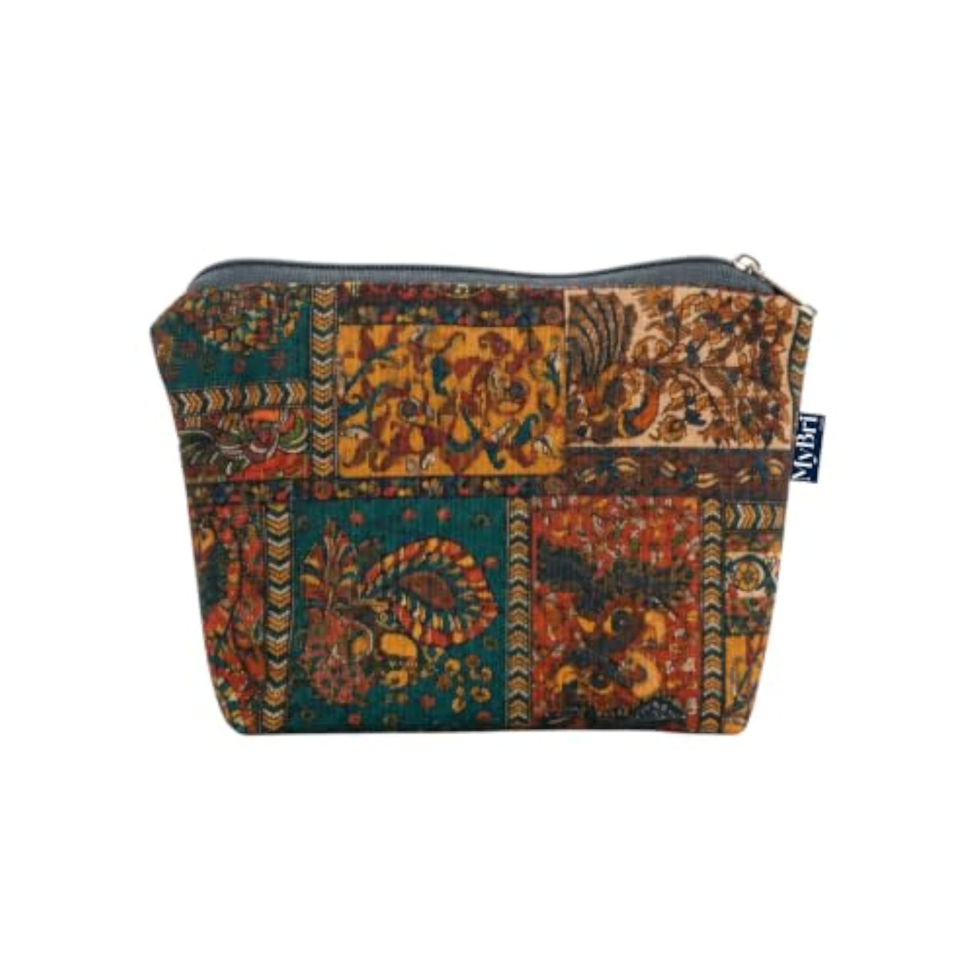 Rustic Vintage Tapestry Waterproof Canvas Zip Pouch