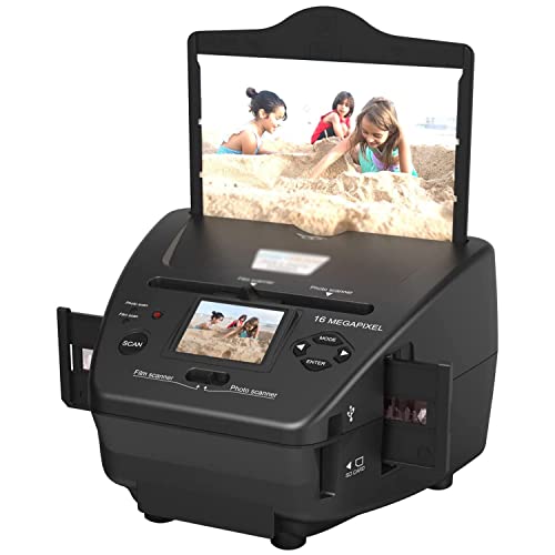 Scanner de film et de diapositives pour sauvegarder vos albums photo de famille sur écran LCD