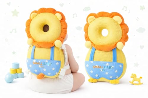 Almofada Mochila Protetor Cabeça Bebe Alta Precisão (leão)