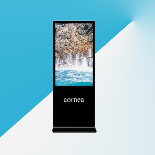 Image of Cornea Digital Standee 43 Inch Non Touch Screen Kiosk - Floor Stand Digital Signage and Displays Android Wi-Fi IPS for Restaurants,Exhibition,Shopping Malls,Weeding Ceremony & Real State Projects