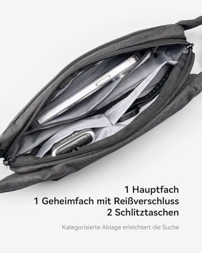 Bolso bandolera MAKR RYDEN ultraligero para viajar y hacer senderismo con total comodidad 4