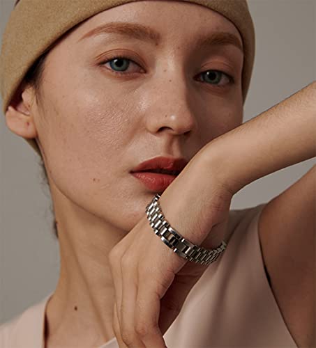 Tobeny BR4108-GO-8.2 Stainless Steel Bracelets For Women Men Silver Gold Plated Wristbands Link Chain Bracelets thumb #2