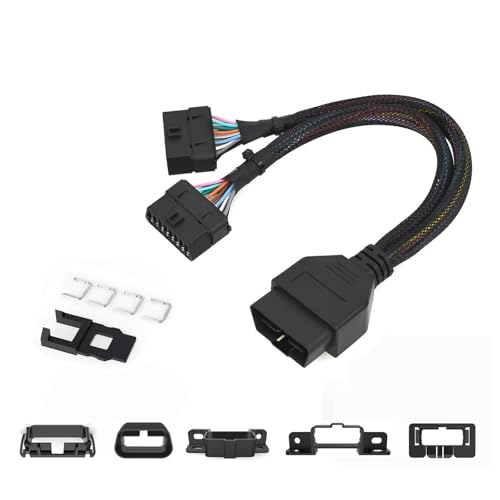 Cable divisor OBD2 1 a 2 que evita desconectar el GPS durante la diagnosis en Ford y GM