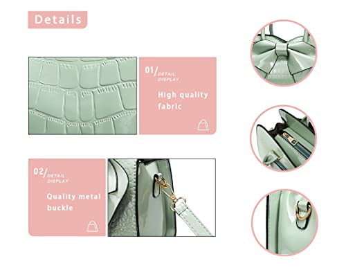 Image of JHVYF Women Tote bag Satchel Purses and Handbags for Women Shoulder Bags Bow Purse