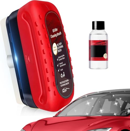 Kubot Oil-Free Car Glass Brushes, Upgrade 2.0 Clear Vision Glass Cleaner, Oil Film Cleaning Brush...