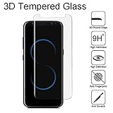 Samsung Galaxy S8 Plus Screen Protector, Linboll New Curved Full Tempered Glass Screen Protector Film For for Samsung Galaxy S8 Plus 6.2 inch [Bubble Free ][Scratch Resistant][Easy Installation]