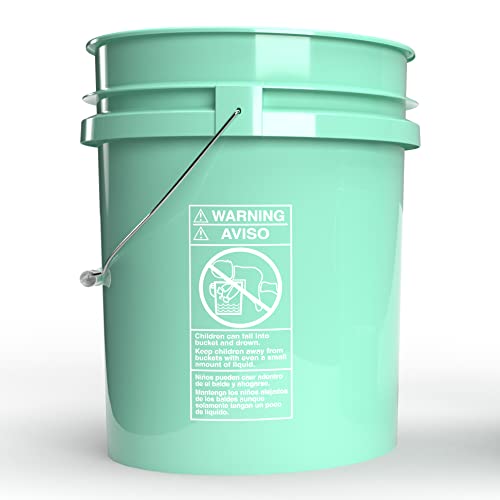 MAGIC BUCKET | Wasemmer set voor auto handwas mint met bijpassende emmer deksel | 5 US GALLONEN ca. 20 liter | compatibel met Grit Guard, Detail Guardz Dirt Lock, Chemical Guys Dirt Trap - Image 7
