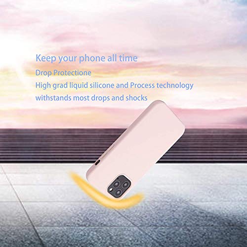 41DD62FsJVL iLee Case Compatible with iPhone 12 Silicone Case 6.1inch, iPhone 12 pro Drop Gel Rubber Cover Full Body Protection Shockproof with Soft Anti-Scratch Microfiber Lining for Phone (Pink) - Image 6