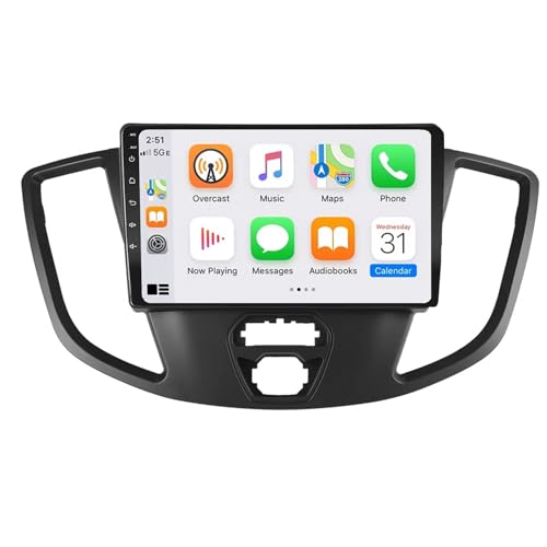 Radio Coche Ford Transit Evita Distracciones al Volante con Bluetooth y Cámara Trasera