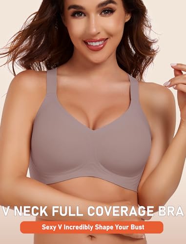 Image of Gailife Womens Wireless Push Up Bras for Women No Underwire Seamless Full Coverage Supportive T Shirt Everyday Bras
