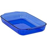 Pyrex Bakeware 9-by-13-Inch Rectangular Baking Dish, Cobalt
